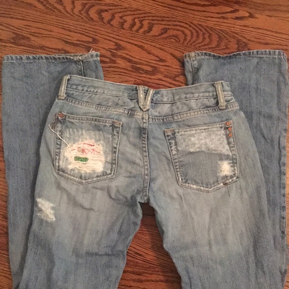 Miss Me amazing embroidered, patchwork, distressed jeans - Picture 1 of 11